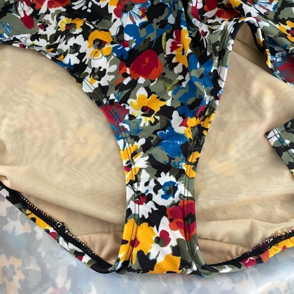 Swim By Cacique Swim Skirt Bottom Women's Size 26 Floral Multicolored NWT - Picture 6 of 11